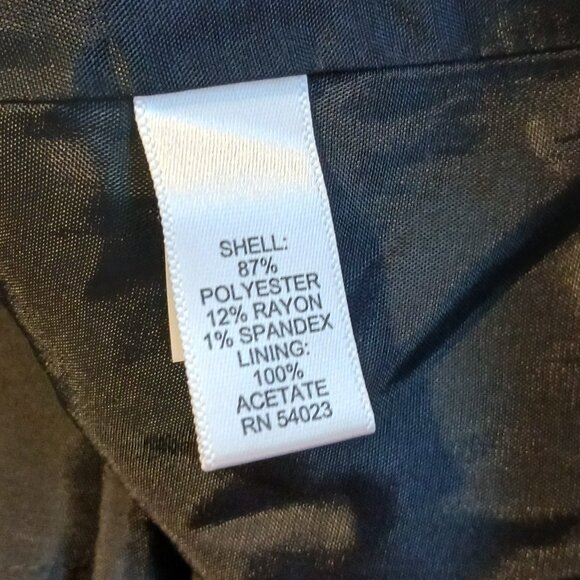 Banana Republic Women's Flared / Flounce Black / Gray Tweed Mini Skirt  SZ 2 - Picture 8 of 8